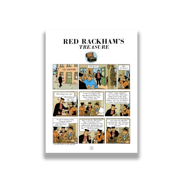 Red Rackham's Treasure کتاب گنج راکام سرخ