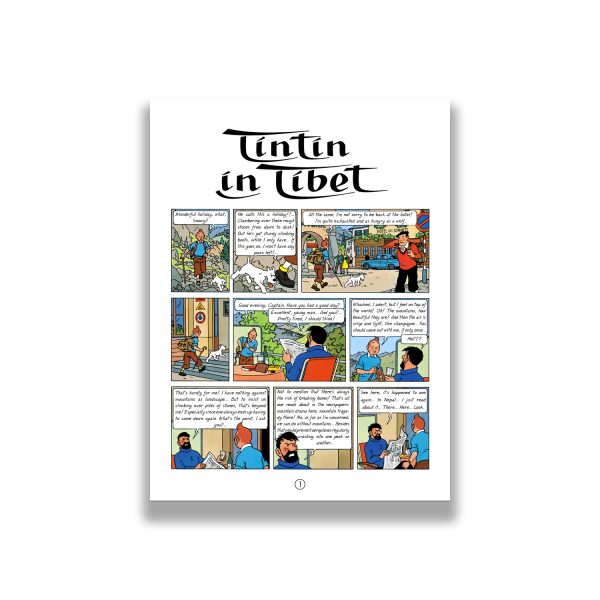 Tintin in Tibet کتاب تن تن در تبت