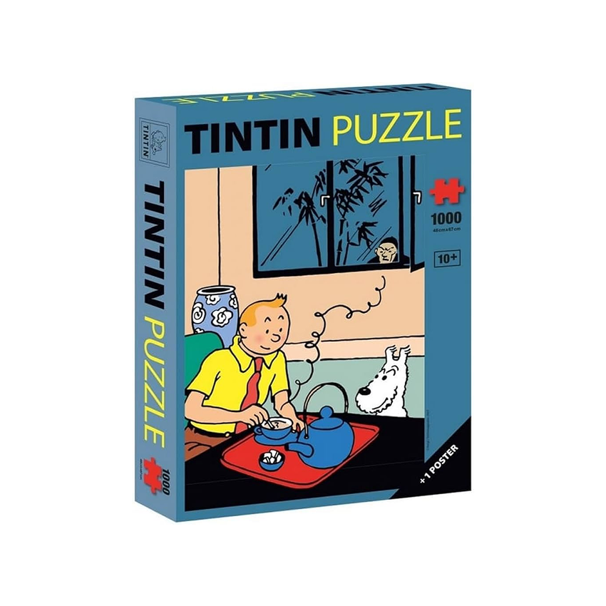 پازل تن تن Tintin Puzzle Drinking his Tea پازل تن تن Tintin Puzzle Drinking his Tea