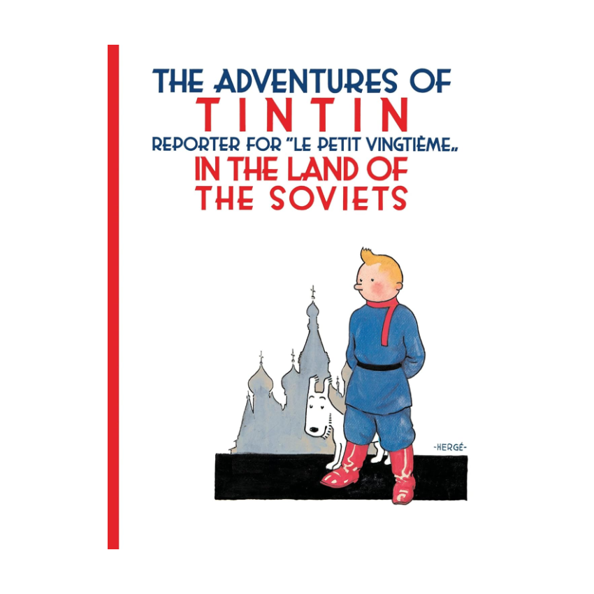 کتاب تن تن Tintin in the Land of the Soviets کتاب تن تن Tintin in the Land of the Soviets