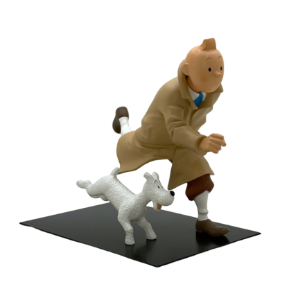 Tintin et Milou courant