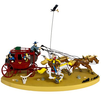 فیگور لاکی لوک La Diligence De Lucky Luke Pixi