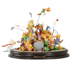 Asterix Village Brawl Diorama