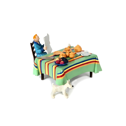 فیگور تن‌ تن tintin petit dejeuner