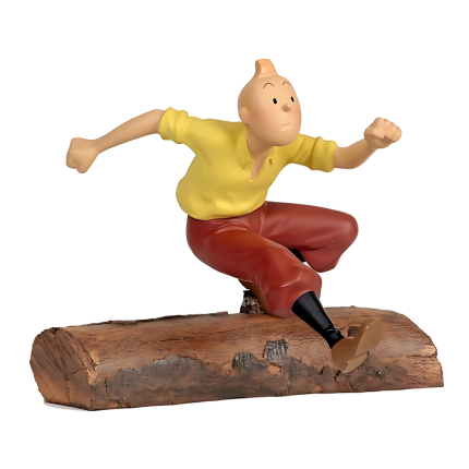 فیگور تن‌ تن Tintin au tronc d arbre