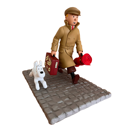 فیگور تن‌ تن Figurine Tintin & Milou "Ils arrivent" Tintinimaginatio