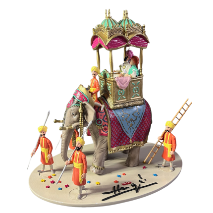 فیگور تن‌ تن Scene Triomphale : Elephant Altesse