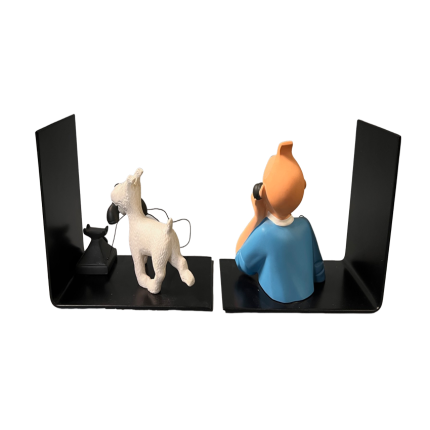 فیگور تن‌ تن Serre-livres Tintin et Milou telephone - 2eme version