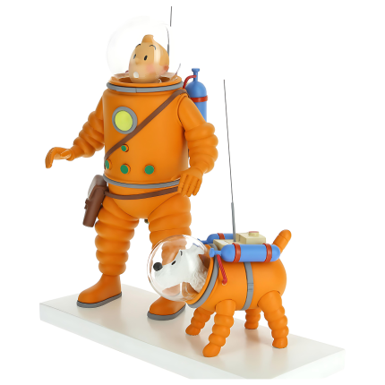 Moulinsart Fariboles Tintin - Tintin et Milou cosmonaute sur la glace