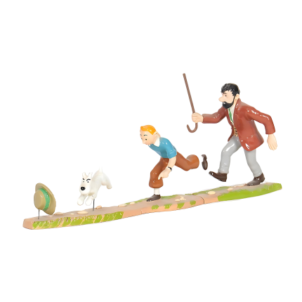 فیگور تن‌ تن Scene puzzle ''Poursuite Pixi