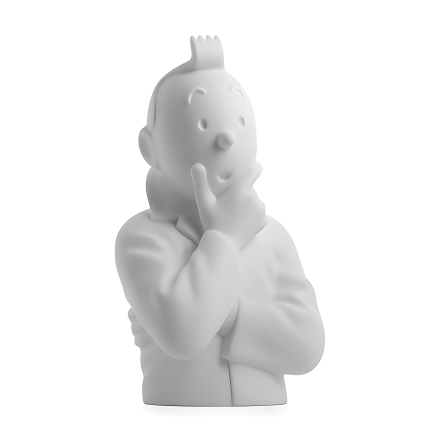 فیگور تن‌ تن Tintin pense - Grand modele version mate