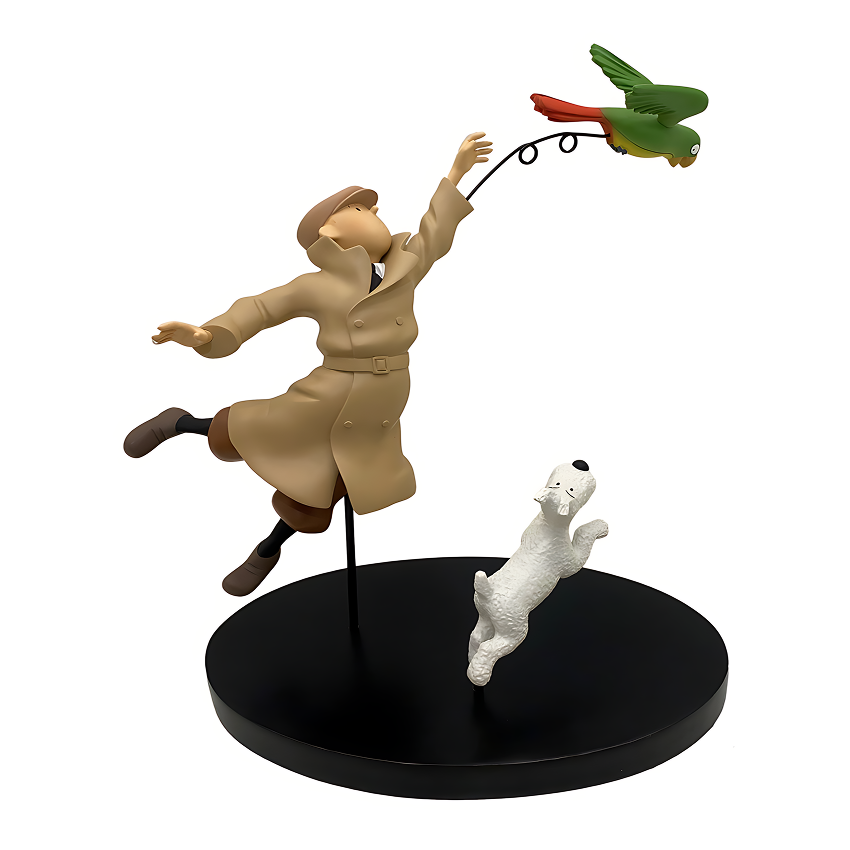 فیگور تن تن Tintin Milou et le perroquet فیگور تن تن Tintin Milou et le perroquet