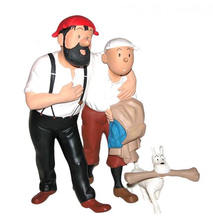 فیگور تن‌ تن و میلو و هادوک در بیابان Tintin , Haddock Et Milou Dans Le Desert