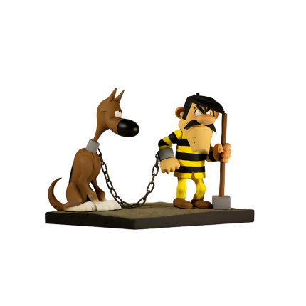 فیگور لاکی لوک Fariboles Morris Lucky Luke - Joe Dalton and Rantanplan