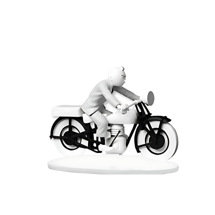 فیگور تن‌ تن Tintin on a Motorbike