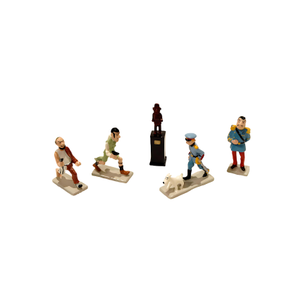 فیگور تن‌ تن L' OREILLE CASSEE 5 figurines Pixi