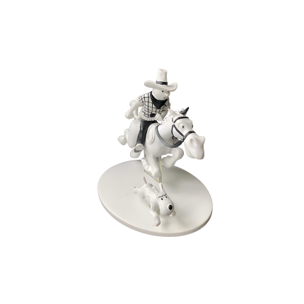 فیگور تن‌ تن Tintin Cowboy on Horse In America