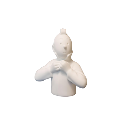 فیگور تن‌ تن Tintin ferme son col version mate