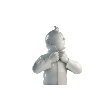 فیگور تن‌ تن Tintin ferme son col version brillante