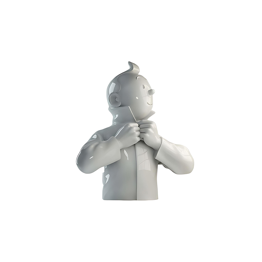 فیگور تن‌ تن Tintin ferme son col version brillante