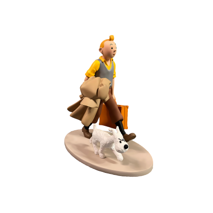 فیگور تن‌ تن و میلو در جاده Tintin et Milou en route