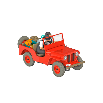 ماشین تن تن Tintin Car N°6 La Jeep Rouge