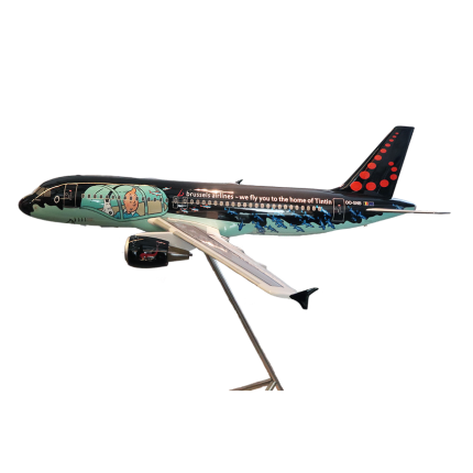 فیگور تن‌ تن L'avion Airbus A320 Air Brussels - Grand modele