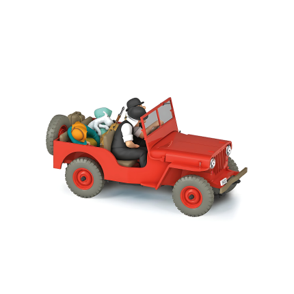 ماشین تن تن Tintin Car N°6 La Jeep Rouge