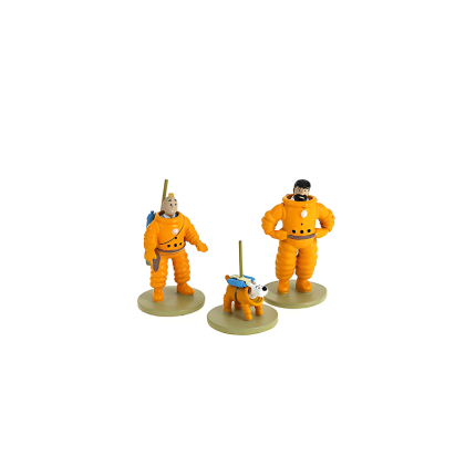 فیگور تن‌ تن Coffret de 3 mini figurines Lune Pixi