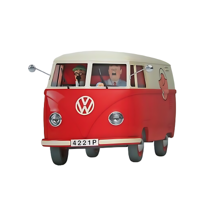 ماشین تن تن Tintin Car N°13 La Camionnette Santos