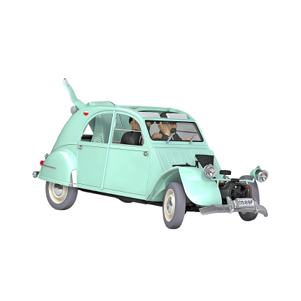 ماشین تن تن Tintin Car N°11 La 2CV Cassee