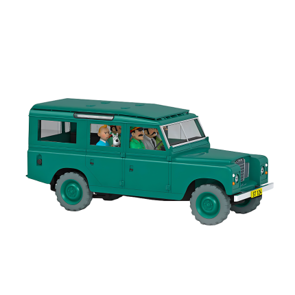 ماکت ماشین تن‌تن Tintin Car N°57 Land Rover مقیاس 1:24 Trenx