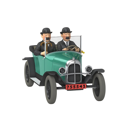 ماشین تن تن Tintin Car N°27 La 5 CV Trefele Des Dupondt