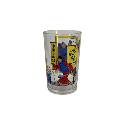 لیوان تن تن Tintin Glass Lotus Bleu 1994
