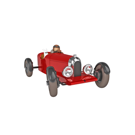 ماشین تن تن Tintin Car N°9 Red Amilcar