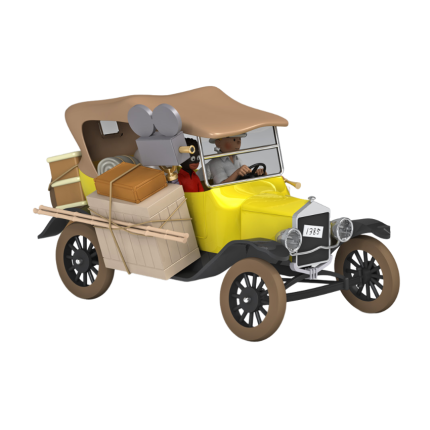 ماشین تن تن Tintin Car N°71 Ford T Yellow