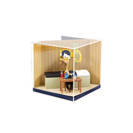 فیگور تن‌ تن Tintin Découvre Haddock Coffret