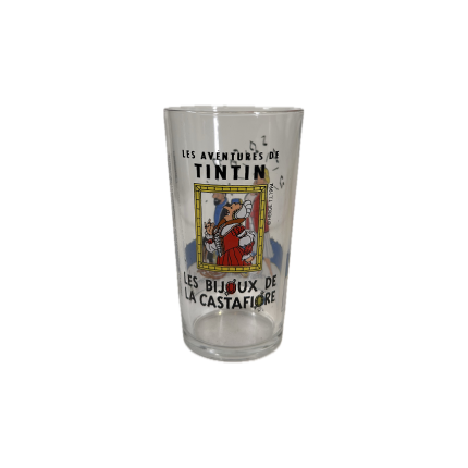 لیوان تن تن Tintin Large Glass Le Bijoux De La Castafiore 1994