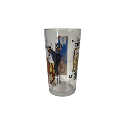 لیوان تن تن Tintin Large Glass Le Temple Du Soleil 1994