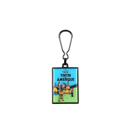 جاکلیدی تن تن Tintin keychain - Tintin EN Amerique