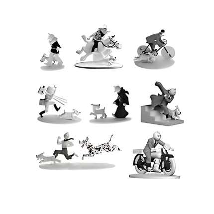 فیگور تن‌ تن Tintin et Milou toge Cigares