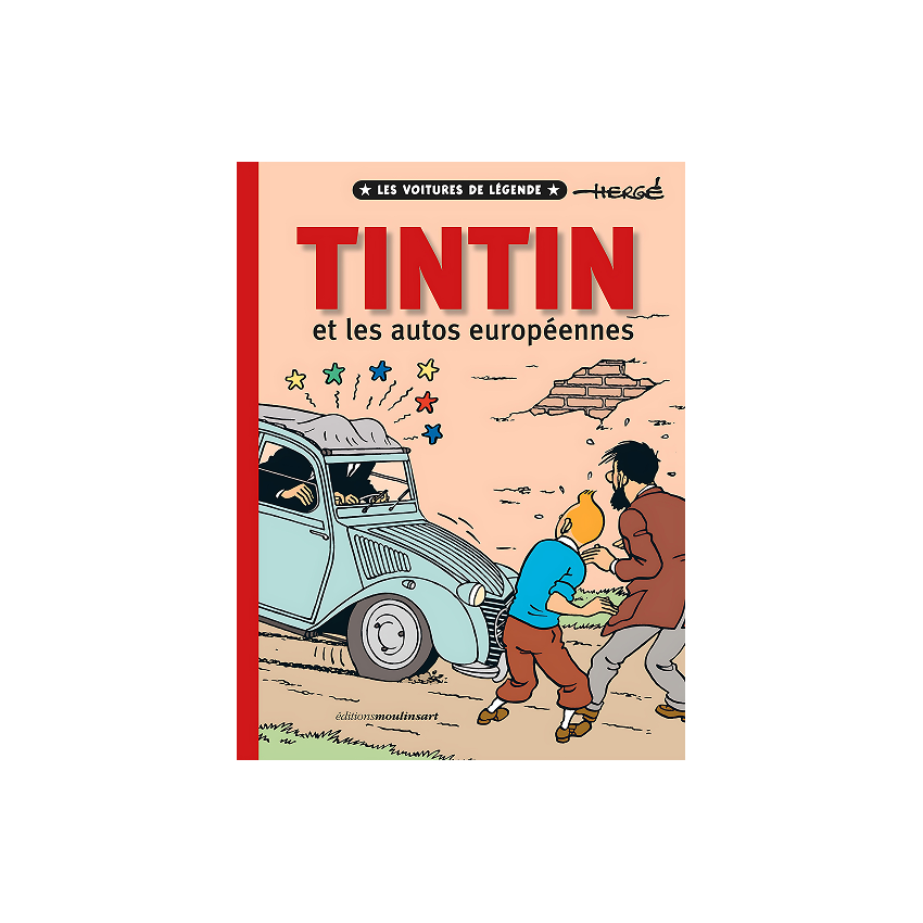 کتاب Tintin et Les autos europeennes کتاب Tintin et Les autos europeennes