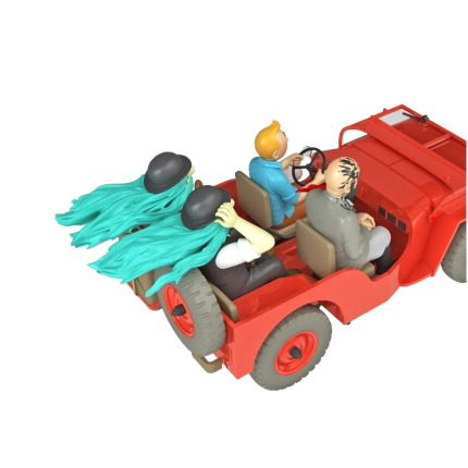 ماشین تن تن Tintin Car N°47-The Red Jeep in the Desert