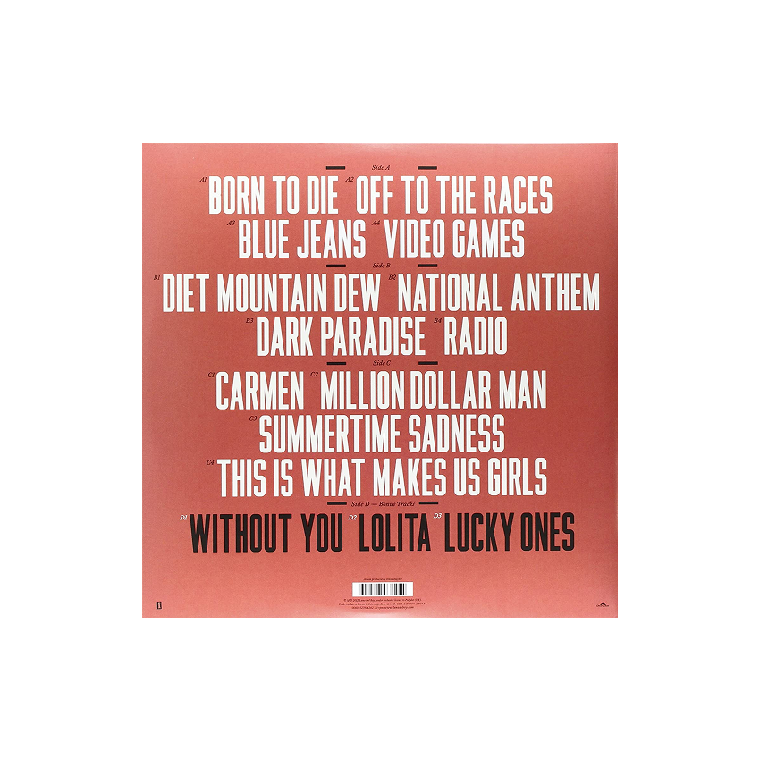 صفحه گرام Lana Del Rey – Born To Die (2LP)